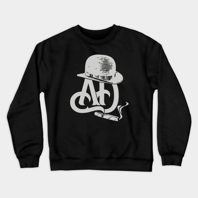 AD Bowler hat and Cigar Crewneck Sweatshirt by Artydodger